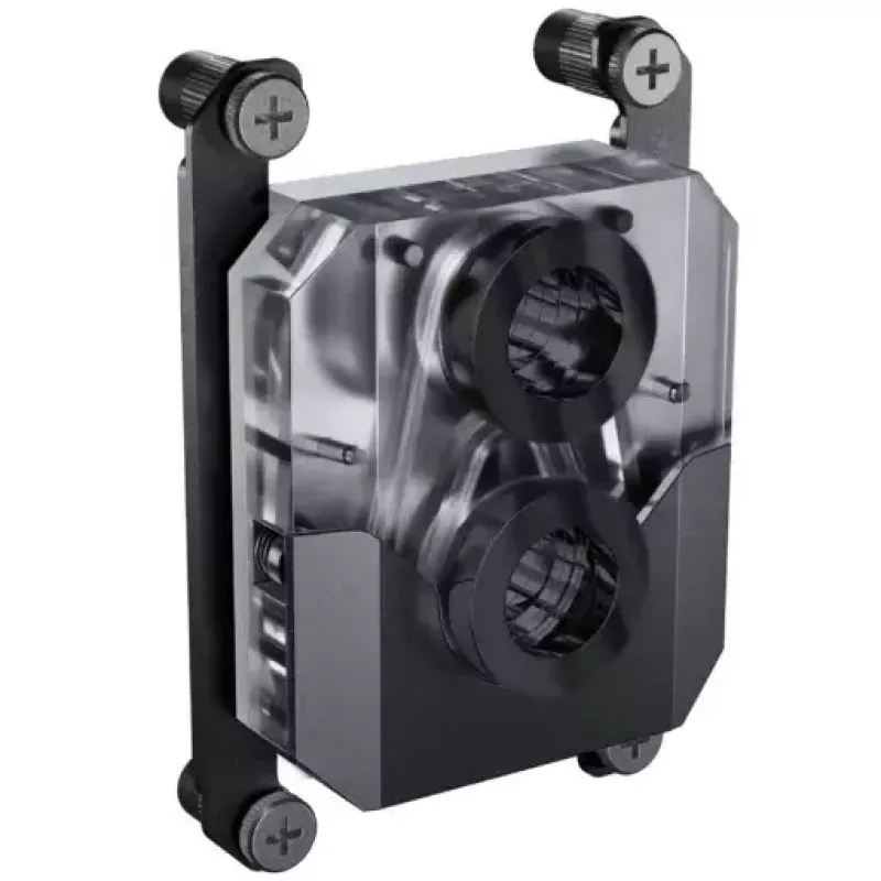 Water block Phanteks EZ-Fit 450 acrilico rame POM nero argento