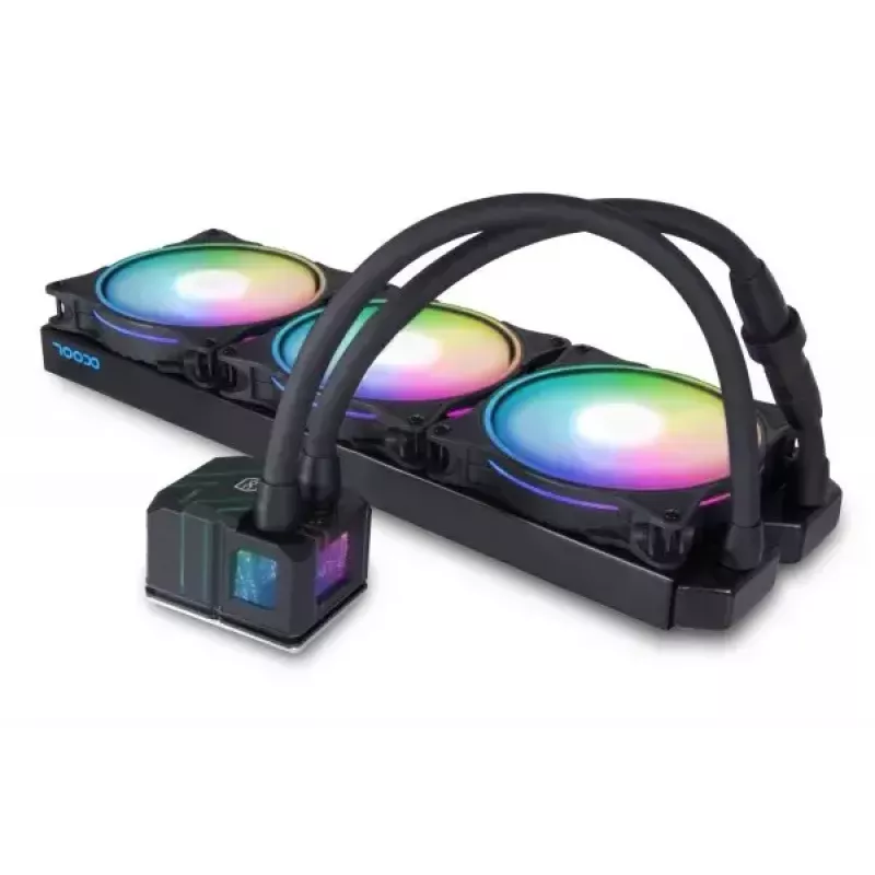 Kit raffreddamento a liquido Alphacool Pro Aurora 420 CPU AIO 14 cm nero bianco