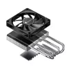 Dissipatore CPU Jonsbo HP-400S 9 cm nero cuscinetto idraulico