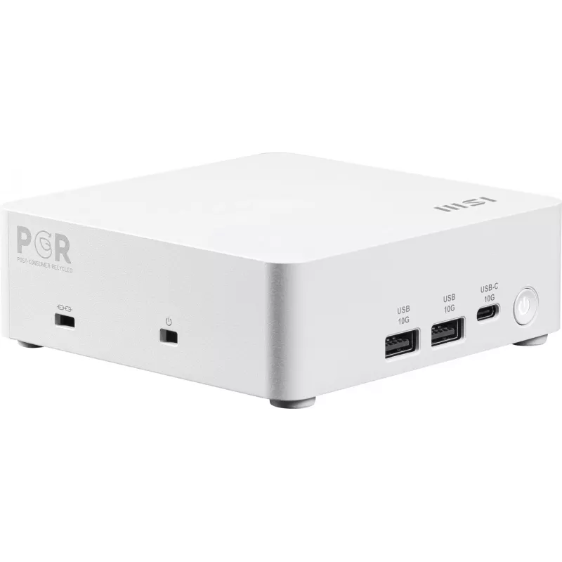 MSI Cubi NUC AI 1UMG-062EU PC/workstation Intel Core Ultra 5 125H 16 GB DDR5-SDRAM 512 GB SSD Windows 11 Pro Mini PC bianco
