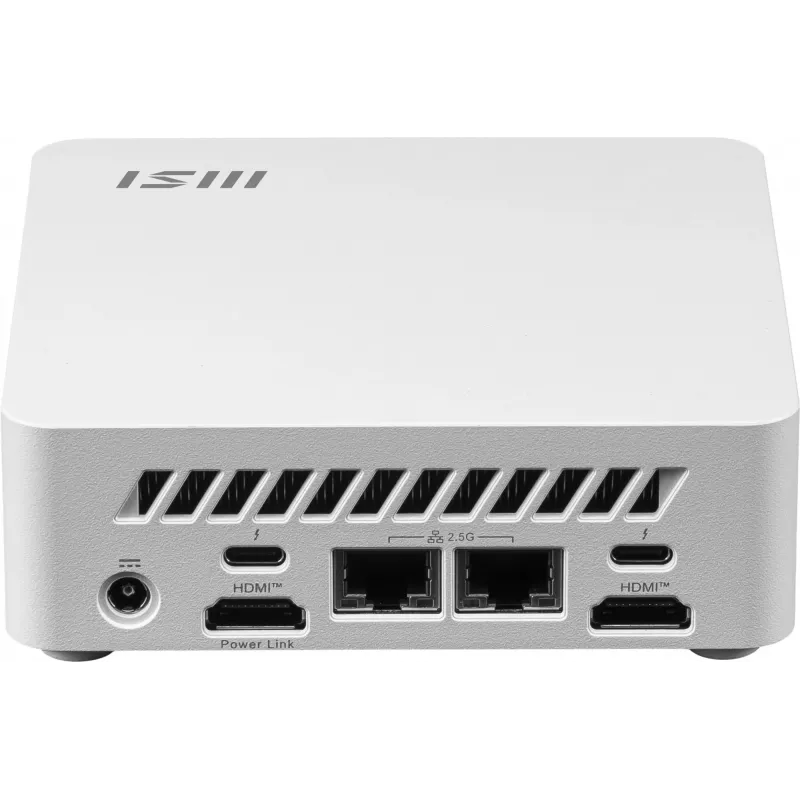 MSI Cubi NUC AI 1UMG-062EU PC/workstation Intel Core Ultra 5 125H 16 GB DDR5-SDRAM 512 GB SSD Windows 11 Pro Mini PC bianco