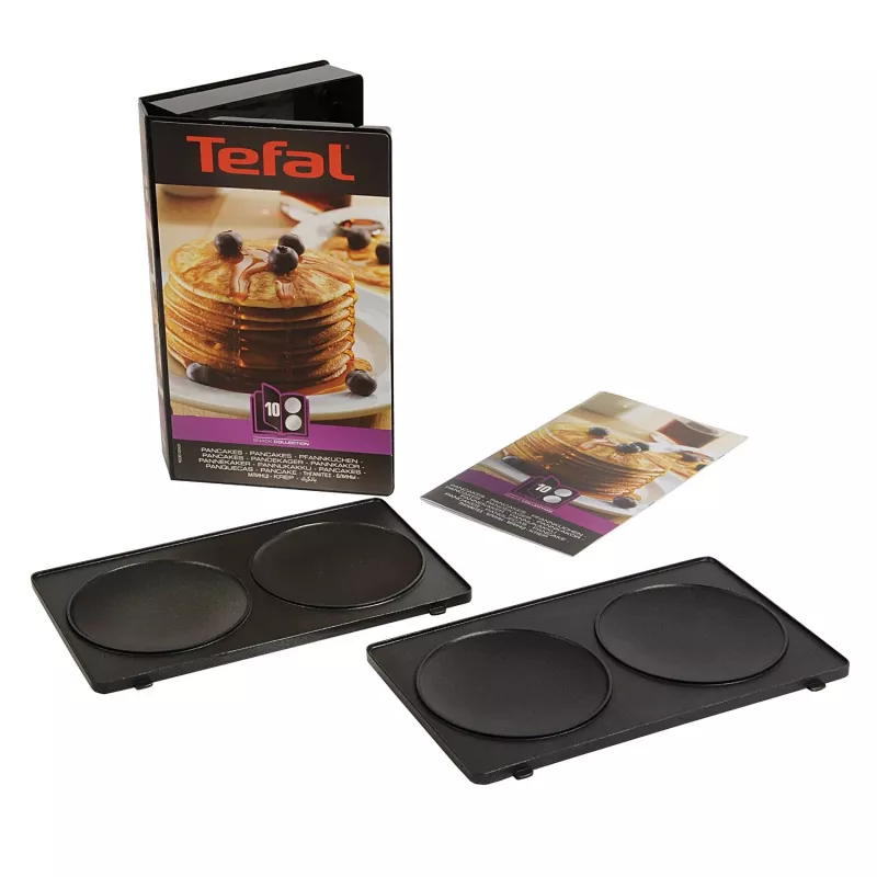 Tefal XA801012 piastre per pancake per tostiera SW852, nero