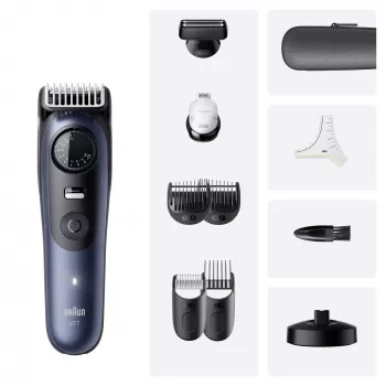 Rifinitore barba Braun BeardTrimmer 7 BT7540 0,5-20 mm batteria nero blu