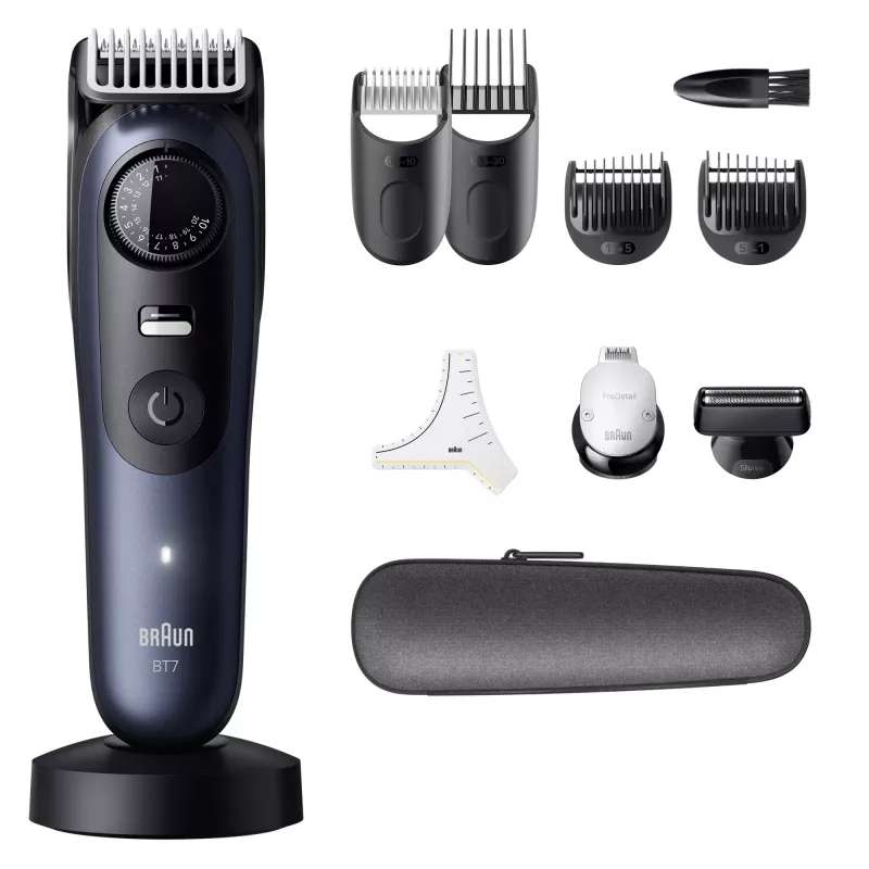 Rifinitore barba Braun BeardTrimmer 7 BT7540 0,5-20 mm batteria nero blu