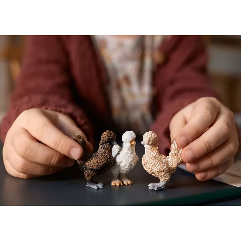 Personaggi giocattolo Schleich FARM WORLD Hühnerfreunde multicolore 42574