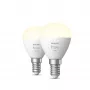 Philips Hue White E14 Luster lampadina LED, P45, 5,7 W, 470 lm (2 pz.)