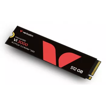 SSD Verbatim Vi3000 PCIe NVMe M.2 512GB, 512 GB, M.2, 3100 MB/s