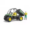 Veicolo giocattolo BRUDER John Deere Gator XUV 855D con conducente