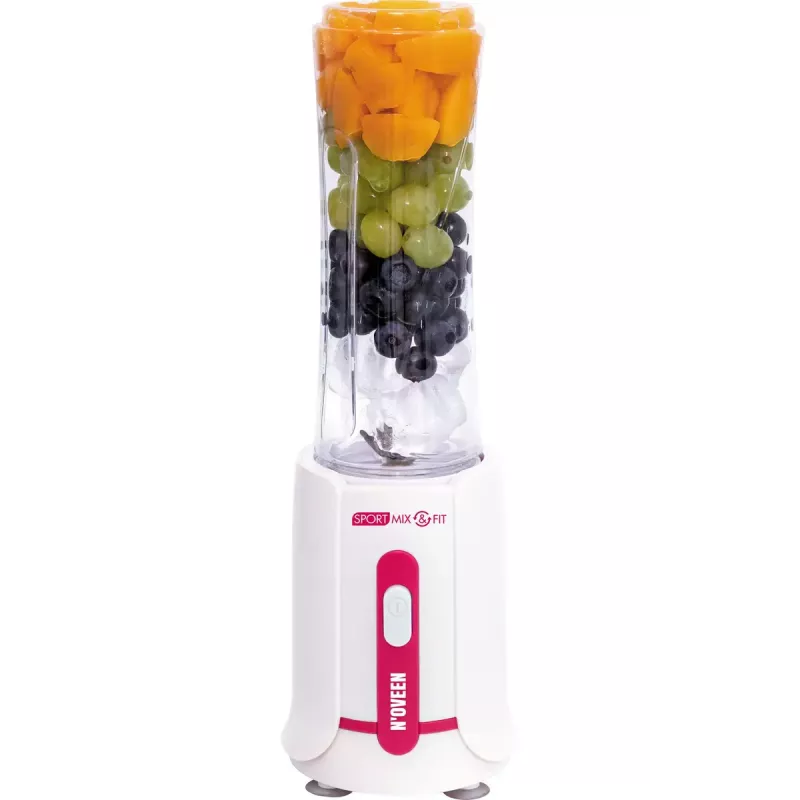 Frullatore da tavolo Noveen SB220 amaranto bianco rosso