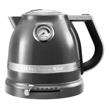 Bollitore elettrico KITCHENAID 5KEK1522EMS — 1,5 L, 2400 W, acciaio inox, 7 impostazioni di temperatura