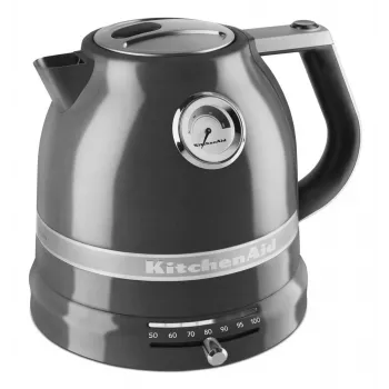 Bollitore elettrico KITCHENAID 5KEK1522EMS — 1,5 L, 2400 W, acciaio inox, 7 impostazioni di temperatura