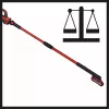 Attrezzo per la pulizia delle finestre Einhell BRILLIANTO 1200 mm nero rosso