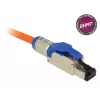Connettore a filo RJ-45 DeLOCK 86487 blu argento