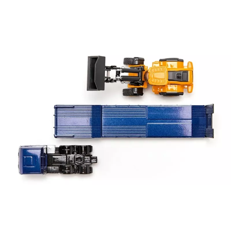 Veicolo giocattolo camion Siku 1790 metallo e plastica, età consigliata 3+, nero/blu/giallo