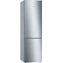 Bosch Serie 6 KGE39AICA frigorifero combinato, a libera installazione, 343 l (249 l + 94 l), 201 cm, classe energetica C, acciaio inox
