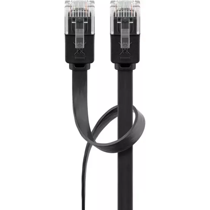 Cavo di rete Goobay 95384 RJ-45 Cat6 2 m nero
