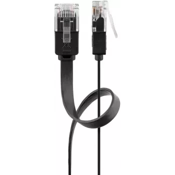 Cavo di rete Goobay 95384 RJ-45 Cat6 2 m nero