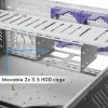 Case per computer Chieftec UNC-409S-AIO-OP rack nero