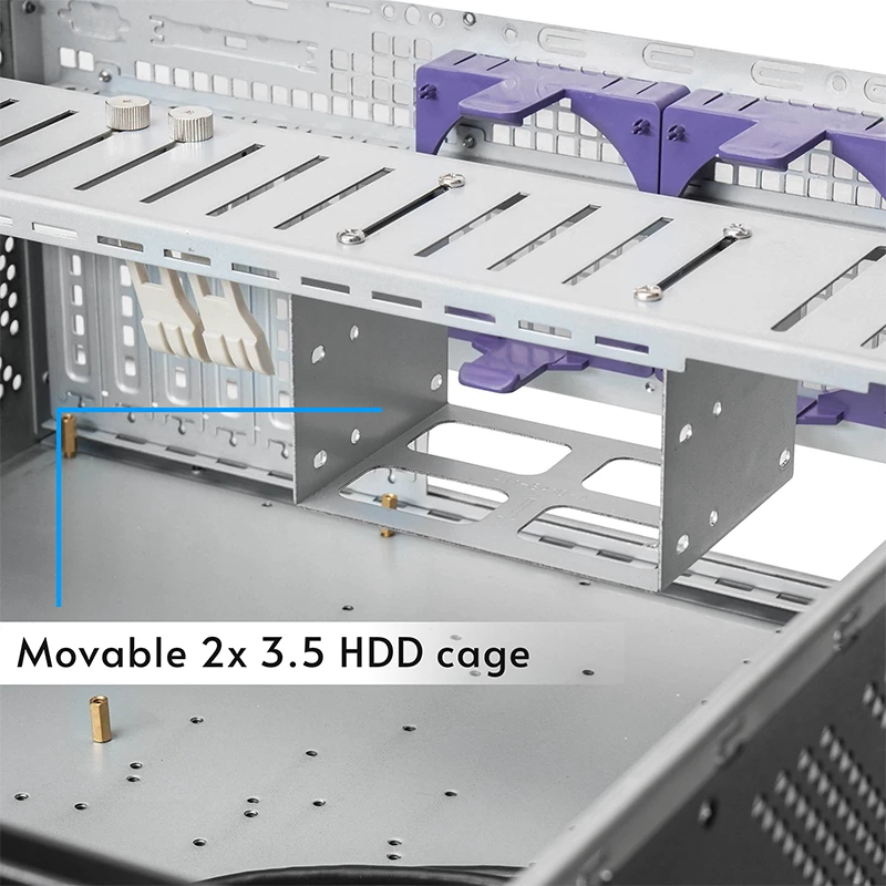 Case per computer Chieftec UNC-409S-AIO-OP rack nero