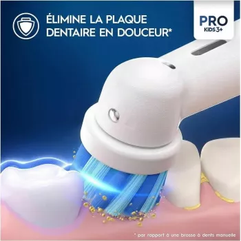Oral-B Kids Pro Kids3+ 4 pz. multicolore, bianco