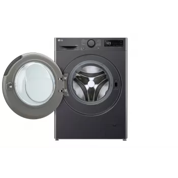 Lavatrice con asciugatrice LG V5WD95SLIMB a carica frontale a libera installazione 5 kg 1200 giri/min nero