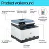 Stampante multifunzione HP Color LaserJet Pro MFP 3302sdw laser a colori