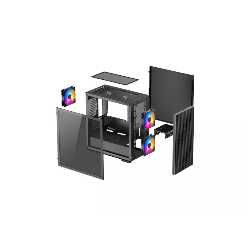 DeepCool MATREXX 40 3FS case Micro Tower mATX, nero