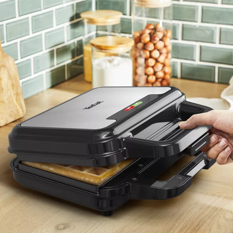 Sandwich maker Tefal SW383D10 700 W nero, acciaio inox