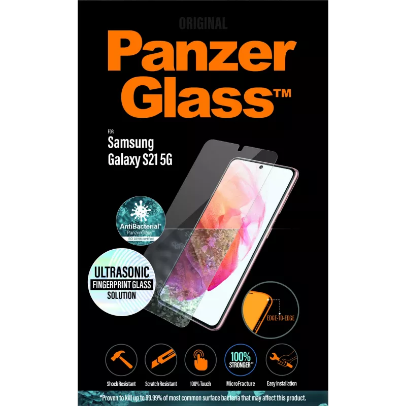 Vetro protettivo per display PanzerGlass per Samsung Galaxy S21 5G