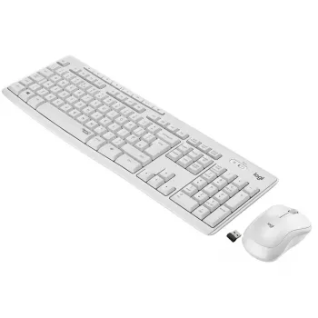 Combo tastiera e mouse wireless Logitech MK295 Silent