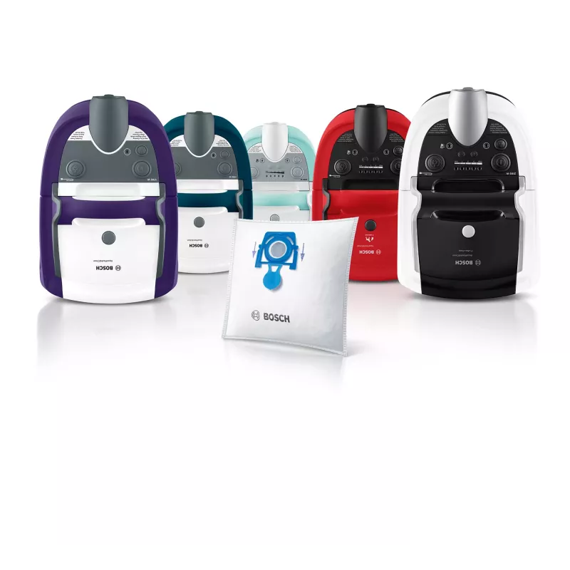 Sacchetti per aspirapolvere a traino Bosch BBZWD4BAG, bianco, confezione da 4 pezzi