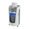 Distruggidocumenti a taglio micro Leitz IQ OptiMax Office livello di sicurezza P5 35L - bianco
