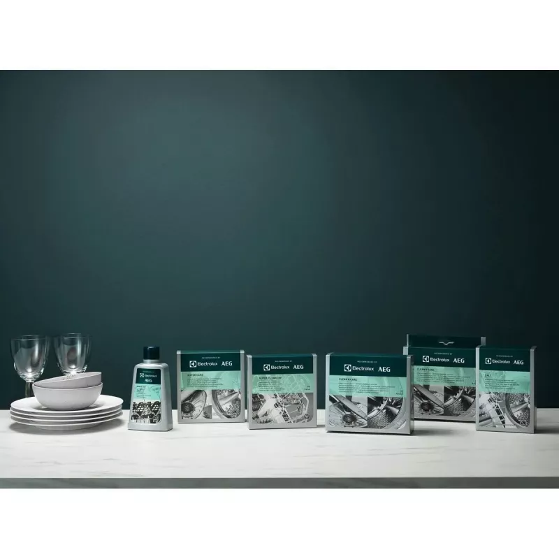 Polvere anticalcare e sgrassante Electrolux M2GCP121 per lavastoviglie e lavatrice, 12 pz.