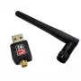 Adattatore USB WLAN SAVIO CL-63, single-band 2,4 GHz, 150 Mbit/s, Realtek RTL8188CU, antenna esterna, USB 2.0