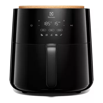 Friggitrice ad aria calda Electrolux EAF7B – 6,8 L, 1800 W, comandi touch, 8 programmi, max. 200 °C, nero