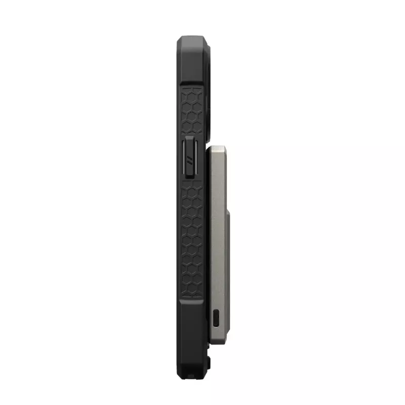 Urban Armor Gear 9B4417113636 Ultra Slim Rugged power bank wireless magnetico, 5000 mAh, 20 W, titanio