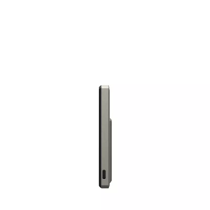 Urban Armor Gear 9B4417113636 Ultra Slim Rugged power bank wireless magnetico, 5000 mAh, 20 W, titanio