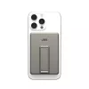Urban Armor Gear 9B4417113636 Ultra Slim Rugged power bank wireless magnetico, 5000 mAh, 20 W, titanio