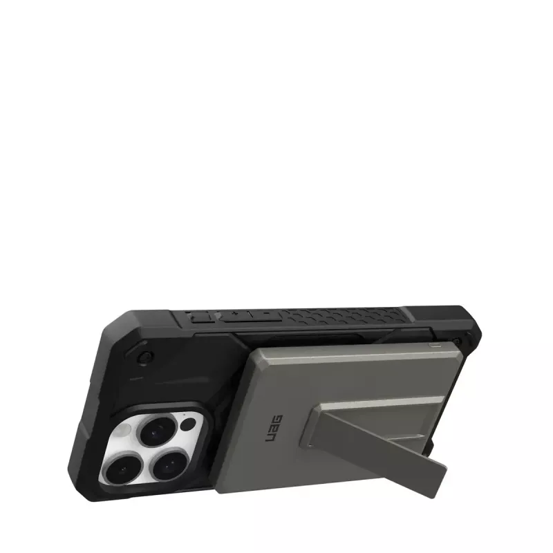 Urban Armor Gear 9B4417113636 Ultra Slim Rugged power bank wireless magnetico, 5000 mAh, 20 W, titanio