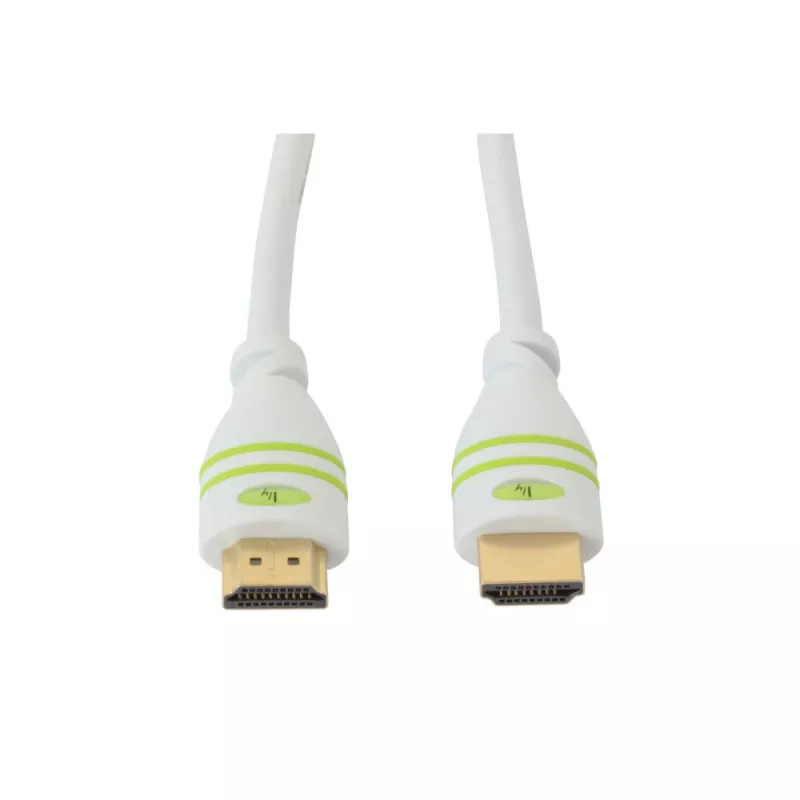Cavo HDMI Techly 5m High Speed con Ethernet A/A M/M bianco ICOC HDMI-4-050WH