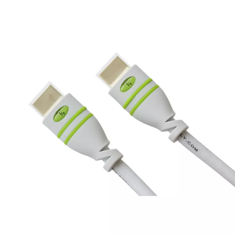 Cavo HDMI Techly 5m High Speed con Ethernet A/A M/M bianco ICOC HDMI-4-050WH