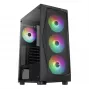 Case PC Aerocool Falcon ARGB Midi Tower nero