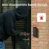 Serratura smart per porta SwitchBot Keypad Touch — accesso con codice e impronta digitale, nero, batterie CR123A, wireless, 38×36×112 mm