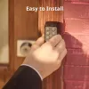 Serratura smart per porta SwitchBot Keypad Touch — accesso con codice e impronta digitale, nero, batterie CR123A, wireless, 38×36×112 mm