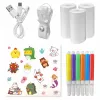 Fotocamera digitale per bambini MEDIA-TECH SNAPI MT4108 — 8 MP interpolati, LCD 1280x720, 1000 mAh, USB-C, slot microSD, giallo