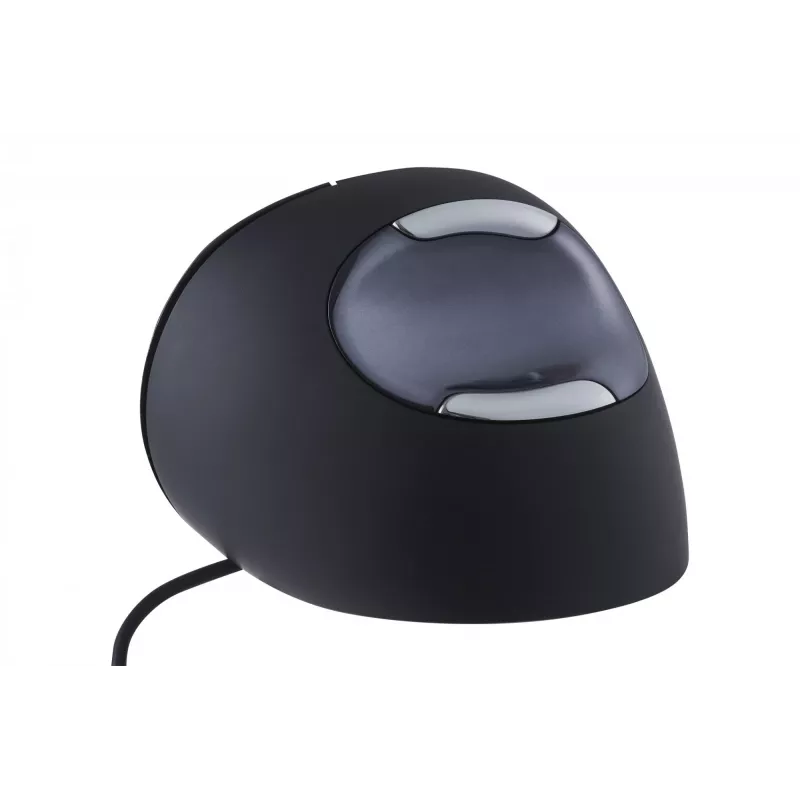 BakkerElkhuizen Evoluent D Medium, per destrorsi, design verticale, laser, USB Type-A, 3200 DPI, nero