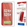 Displex Full Cover Screen Protector (10H) per Samsung Galaxy S24+/S25+, cornice di montaggio Eco, Full Cover