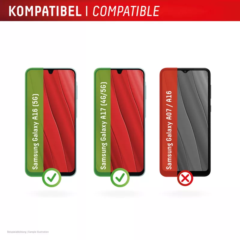 Displex protezione display (10H) per Samsung Galaxy A17 (4G/5G)/A16, cornice di montaggio Eco, antigraffio