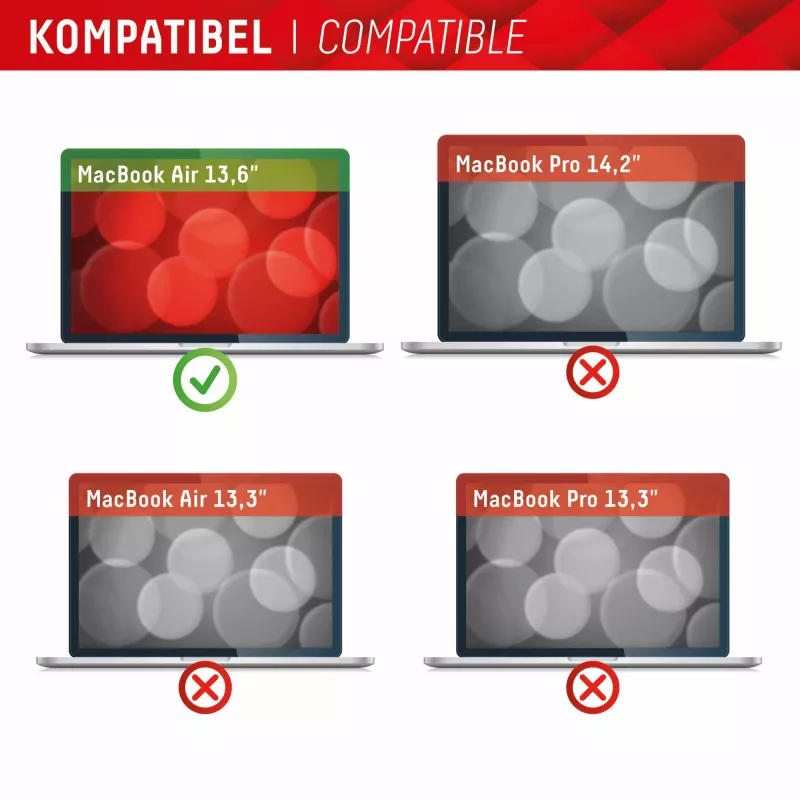 Displex PRIVACY SAFE filtro magnetico privacy a 2 vie per MacBook Air 13,6