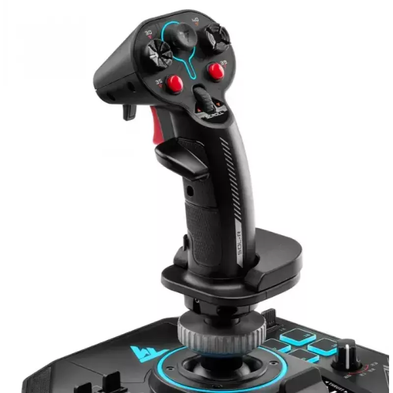 Thrustmaster Sol-R 4 HOTAS nero USB joystick + leva di controllo motore analogico / digitale PC